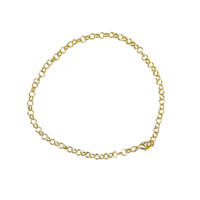 Rolo Chain 18k Gold Fill Anklet - 3 Pack