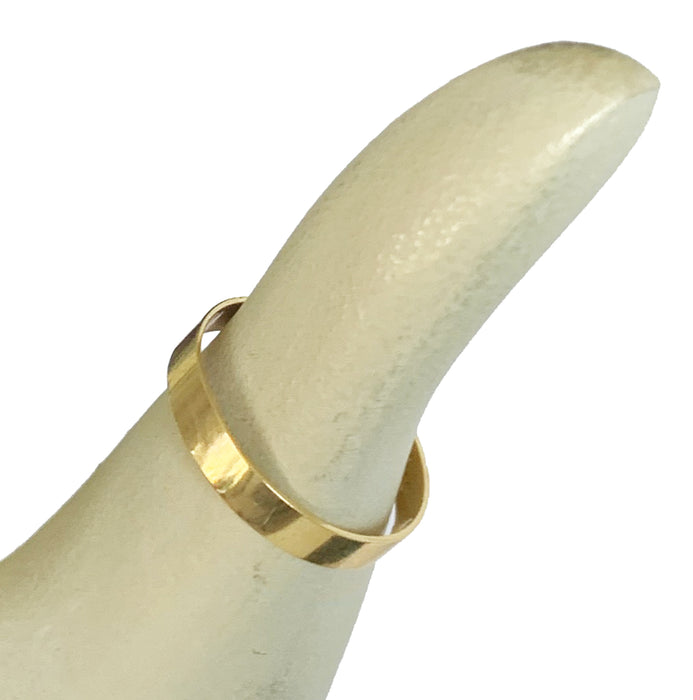 3mm Flat 14K Toe Ring