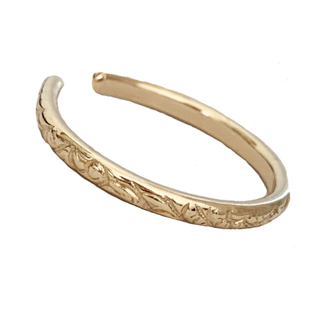 Summer Breeze Gold Toe Ring Side View