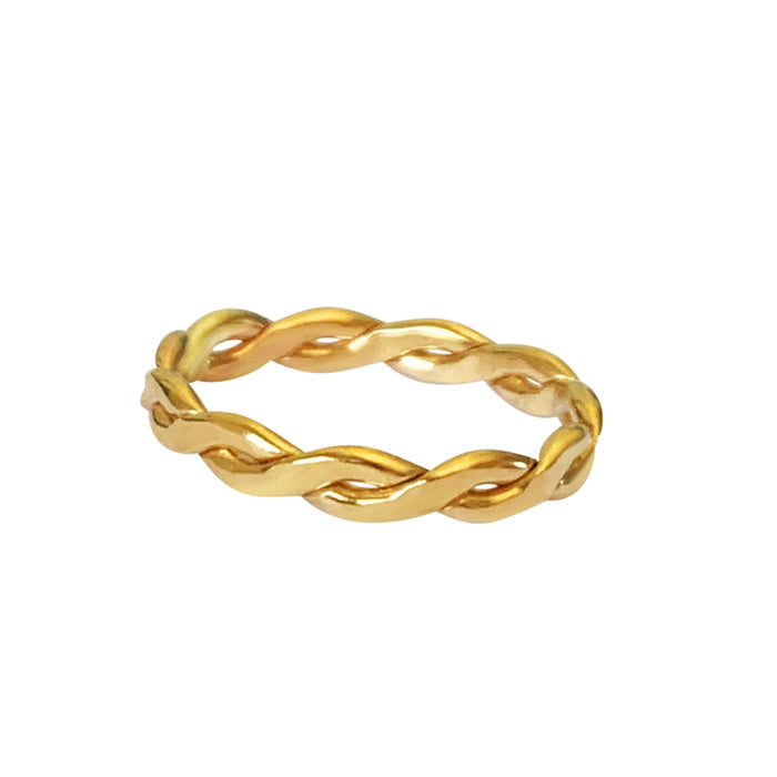 Braid Medium Gold Fill Band