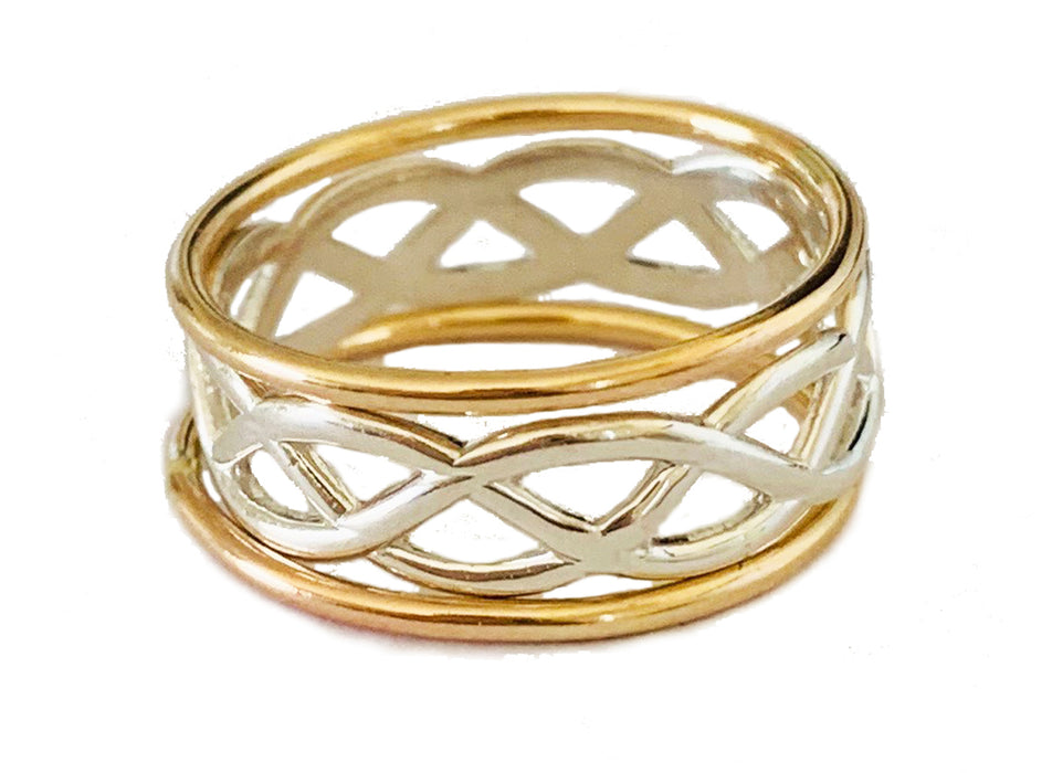 Celtic Weave Sterling Toe Ring